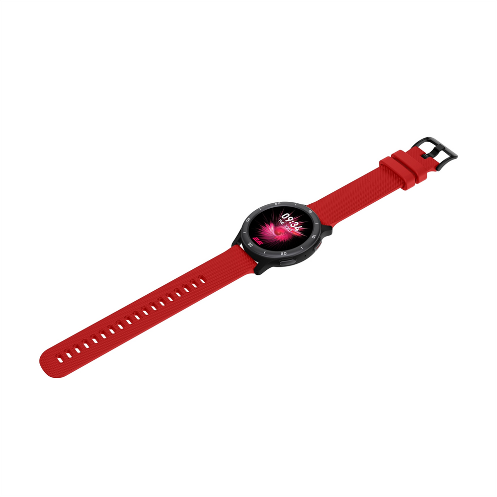 Смарт-годинник 2E Motion GT2 47мм, 1.32", 360x360, BT 5.2 Чорний Червоний (Black Red) 197119 фото