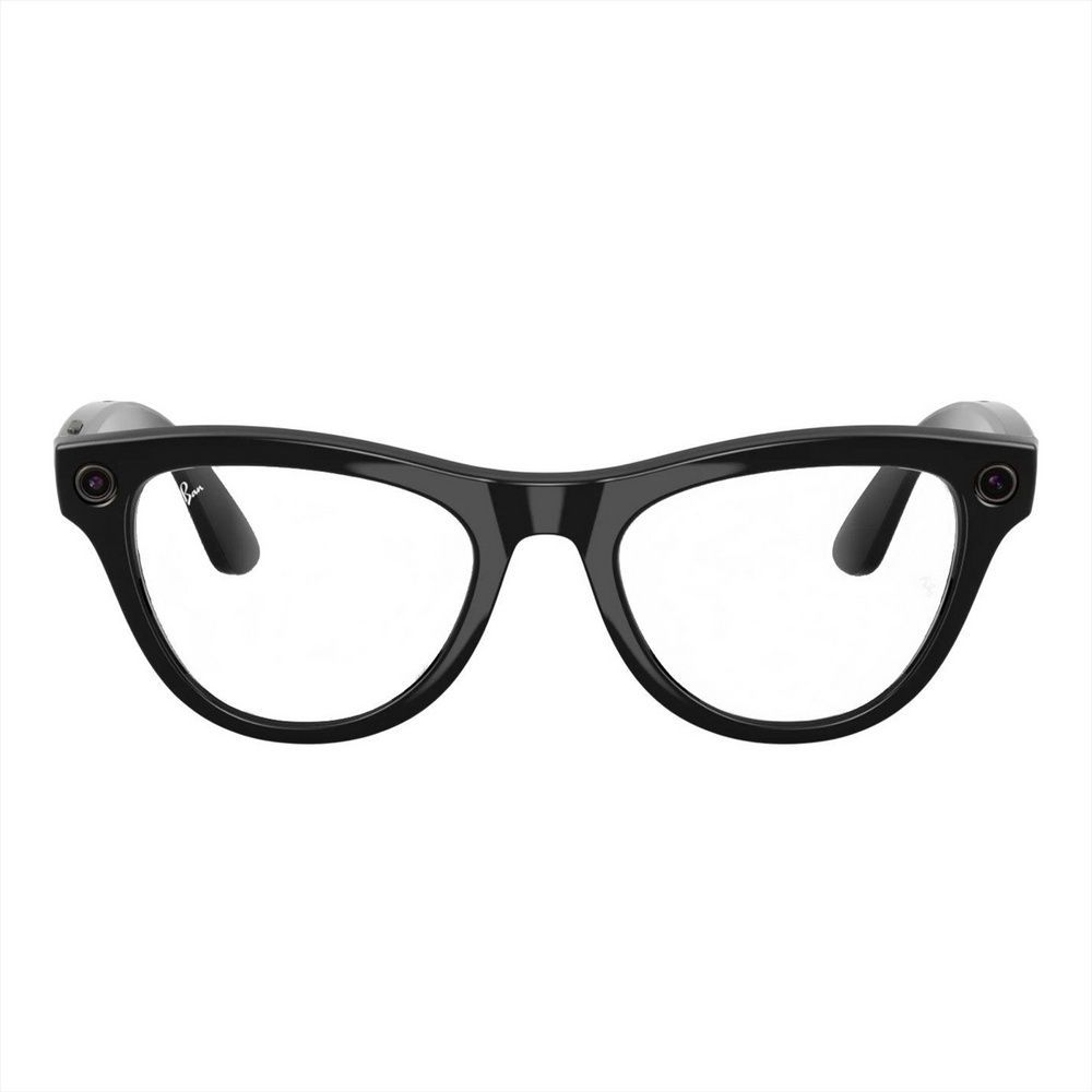 Окуляри Ray-Ban Meta Skyler Gen2 Standard Shiny Black Frame / Clear to Amethyst Transitions Lenses (RW4014 601/CH 52-20) 202264 фото