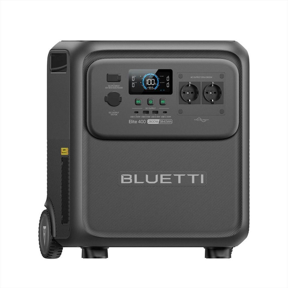 Портативна зарядна станція Bluetti Elite 400 (P-EL400-EU-GY-BL-010) Чорна (Black) 266792 фото