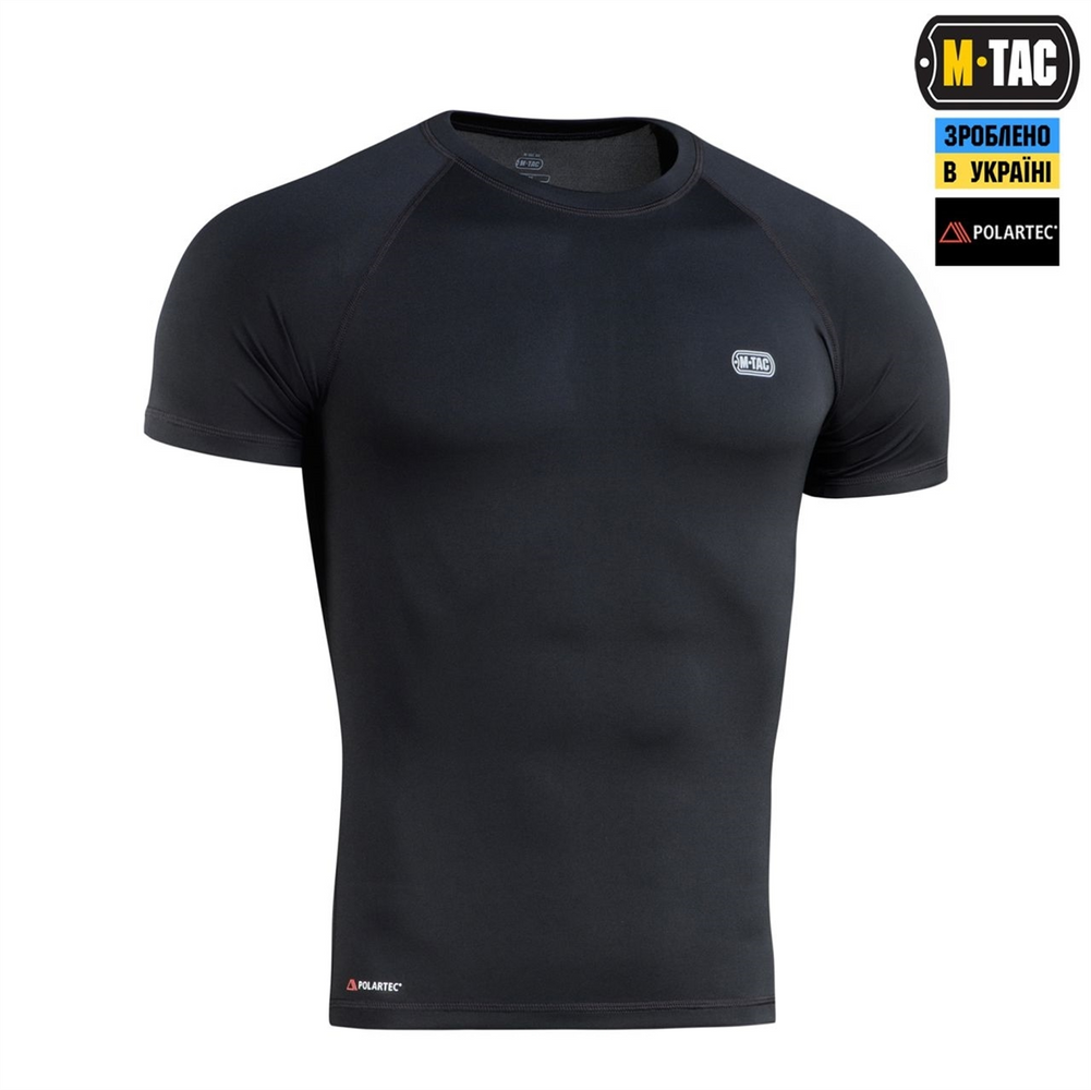 Футболка M-Tac Ultra Light Polartec Чорна (Black) (M) 235027 фото