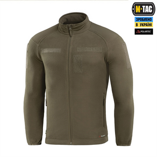 Куртка M-Tac Combat Fleece Polartec Jacket Зелена (Dark Olive) (M/L) 229693 фото