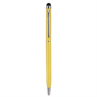 Стілус ємнісний PS100 з кульковою ручкою, металевий Жовтий (Yellow) 145027 фото