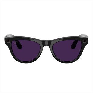 Окуляри Ray-Ban Meta Skyler Gen2 Standard Shiny Black Frame / Clear to Amethyst Transitions Lenses (RW4014 601/CH 52-20) 202264 фото
