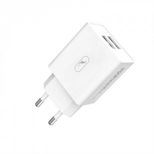Зарядний пристрій SkyDolphin SC30 (2USB, 2.1A) Білий (White) 165795 фото