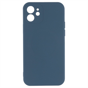 Чохол накладка для iPhone 12 Silicone Mag Cover case Синя (Blue) 113893 фото