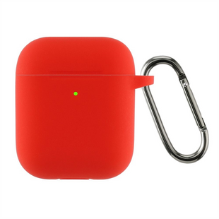 Чохол для навушників AirPods 2 ArmorStandart Ultrathin Silicone Case With Hook (ARM59691) Червоний (Red) 252163 фото