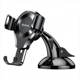 Автотримач Baseus Osculum Type Gravity Car Mount Чорний (Black) 181226 фото