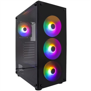 Корпус 1stPlayer V3-B-BK-4F1 Чорний (Black) 208083 фото