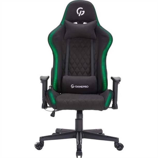 Крісло ігрове GamePro GC700FB RGB Чорне (Black) 164989 фото