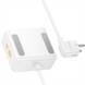 Мережевий фільтр Hoco AC28 Descanso (PD45W/1C/3A/2xSocket) (2м) Білий (White) 166340 фото 6