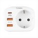 Зарядний пристрій Gelius Moxie GP-HC050 2USB (QC3.0) + Type-C (PD20W) Білий (White) 103381 фото 1