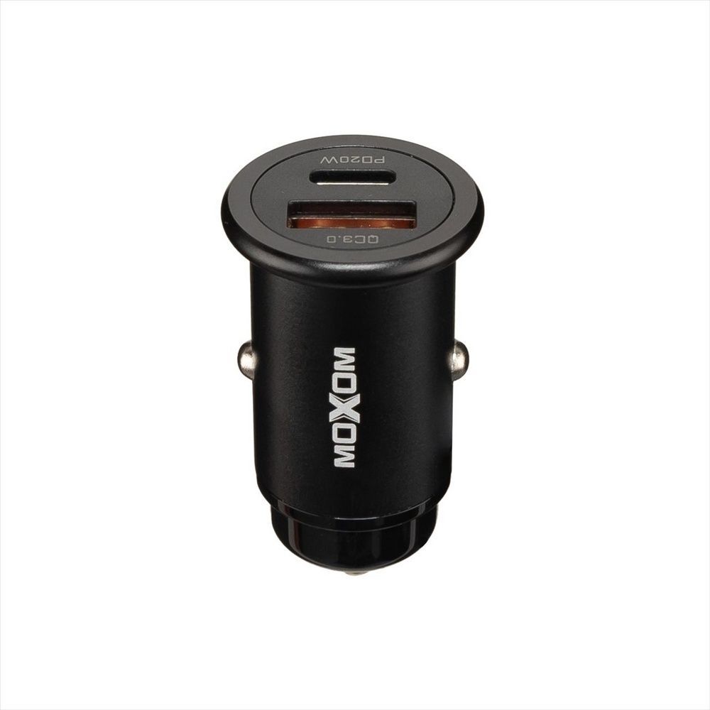 Автомобільний зарядний пристрій Moxom MX-VC11 PD+QC3.0/20W Чорний (Black) 104116 фото