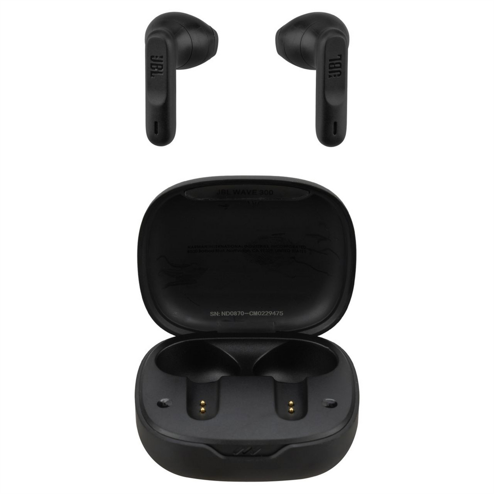 Бездротові навушники вкладиші JBL Wave 300TWS Чорні (Black) 112909 фото