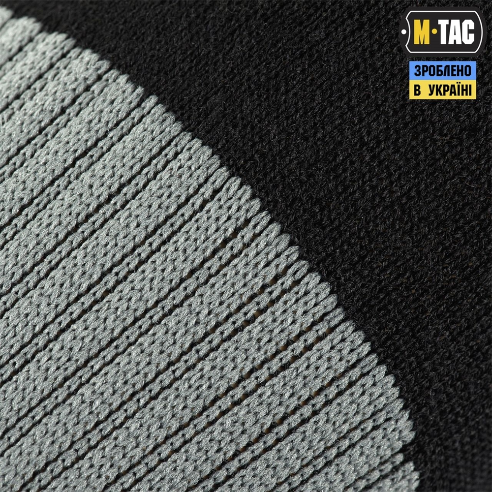 Шкарпетки M-Tac зимові Ranger Wool 40-42 Чорні Сірі (Black Grey) 221928 фото