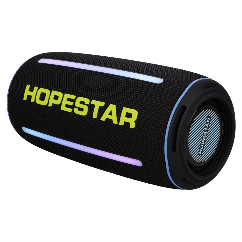 Bluetooth колонка Hopestar P58 Pro 60W/IPX6/RBG/8000mAh Чорна (Black) 153884 фото