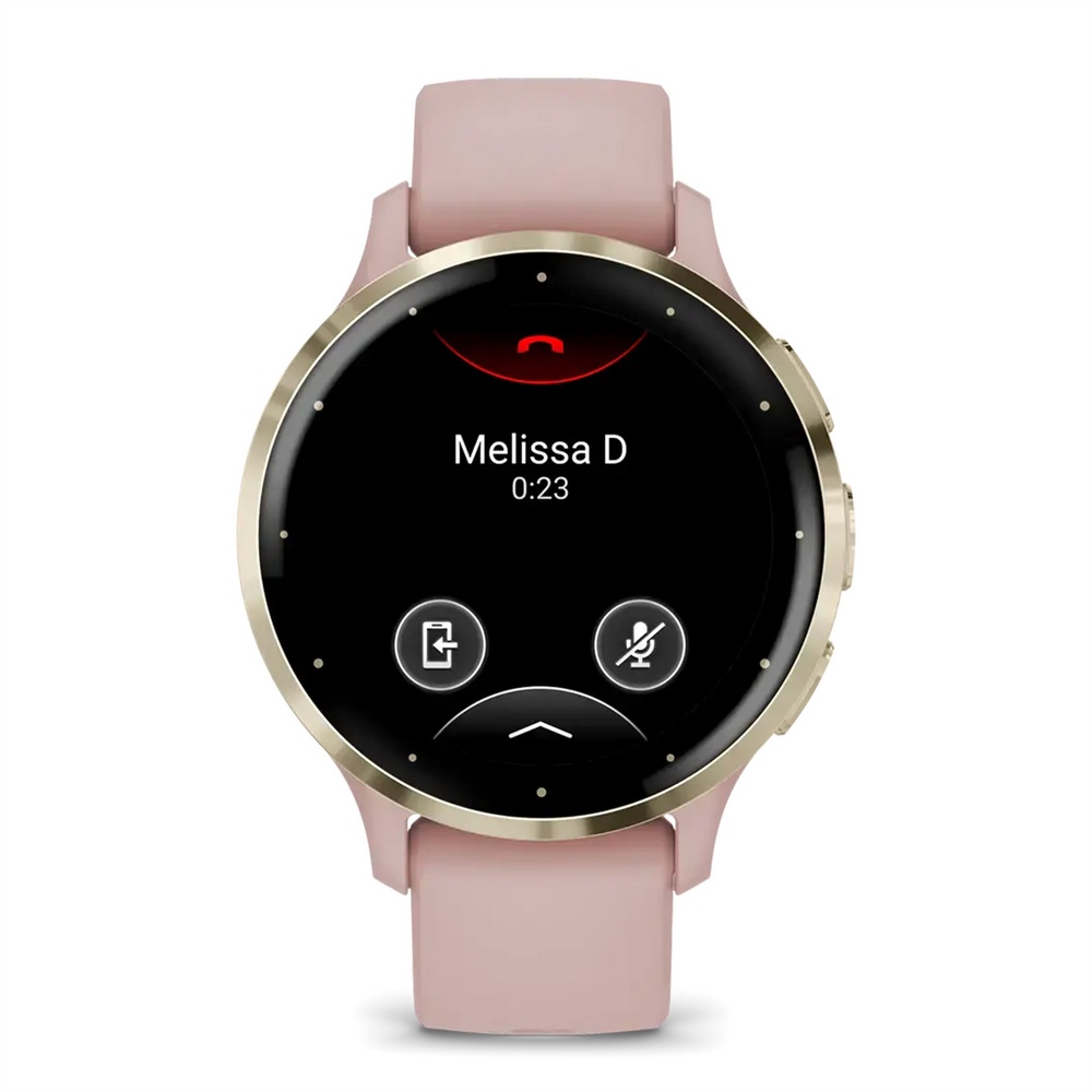 Смарт-годинник Garmin Venu 3S Soft Gold S. Steel Bezel w. Dust Rose Case and S. Band (010-02785-03) 197306 фото