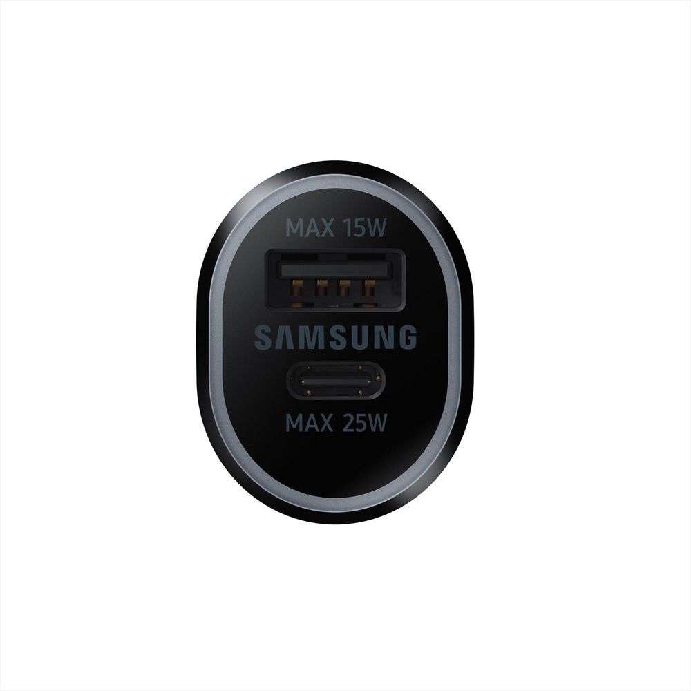 Автомобільний зарядний пристрій Samsung Galaxy 40Вт USB-A/USB-C Чорний (Black) 197142 фото