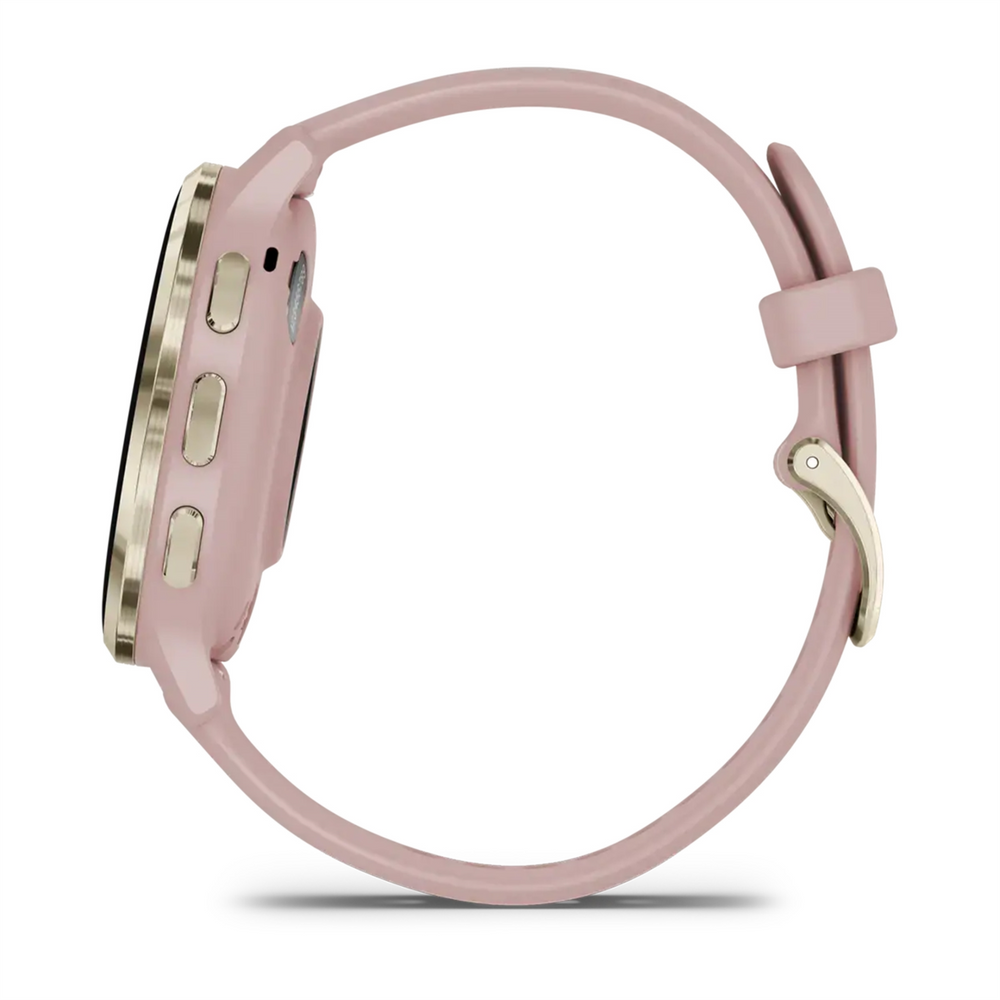 Смарт-годинник Garmin Venu 3S Soft Gold S. Steel Bezel w. Dust Rose Case and S. Band (010-02785-03) 197306 фото