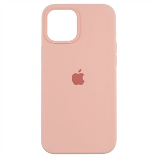 Чохол накладка для iPhone 12 Pro Max Silicone Case C Рожева (Pink) 88690 фото