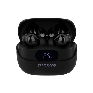 Бездротові навушники вкладиші Proove Digital Pro TWS (APP) Чорні (Black) 140822 фото
