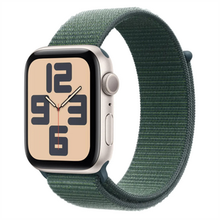 Смарт-годинник Apple Watch SE 2 GPS 44mm Starlight Aluminium Case w. Lake Green Sport Loop (MXEW3) 195869 фото