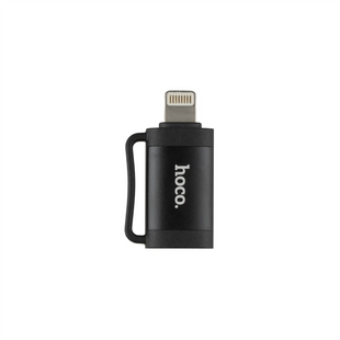 OTG кабель Hoco UA31B Lightning to Type-C Чорний (Black) 135521 фото