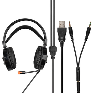 Навушники накладні Moxom MX-EP23 GM Gaming Чорні (Black) 98170 фото