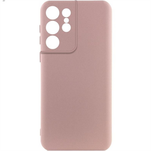 Чохол накладка для Samsung S22 Ultra Silicone Cover Ummi Lakshmi Full Camera (AA) Рожева (Pink Sand) 258499 фото