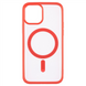 Чохол накладка для iPhone 12/12 Pro Clear Color MagSafe Case Червона (Red) 115585 фото 1