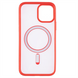 Чохол накладка для iPhone 12/12 Pro Clear Color MagSafe Case Червона (Red) 115585 фото 3