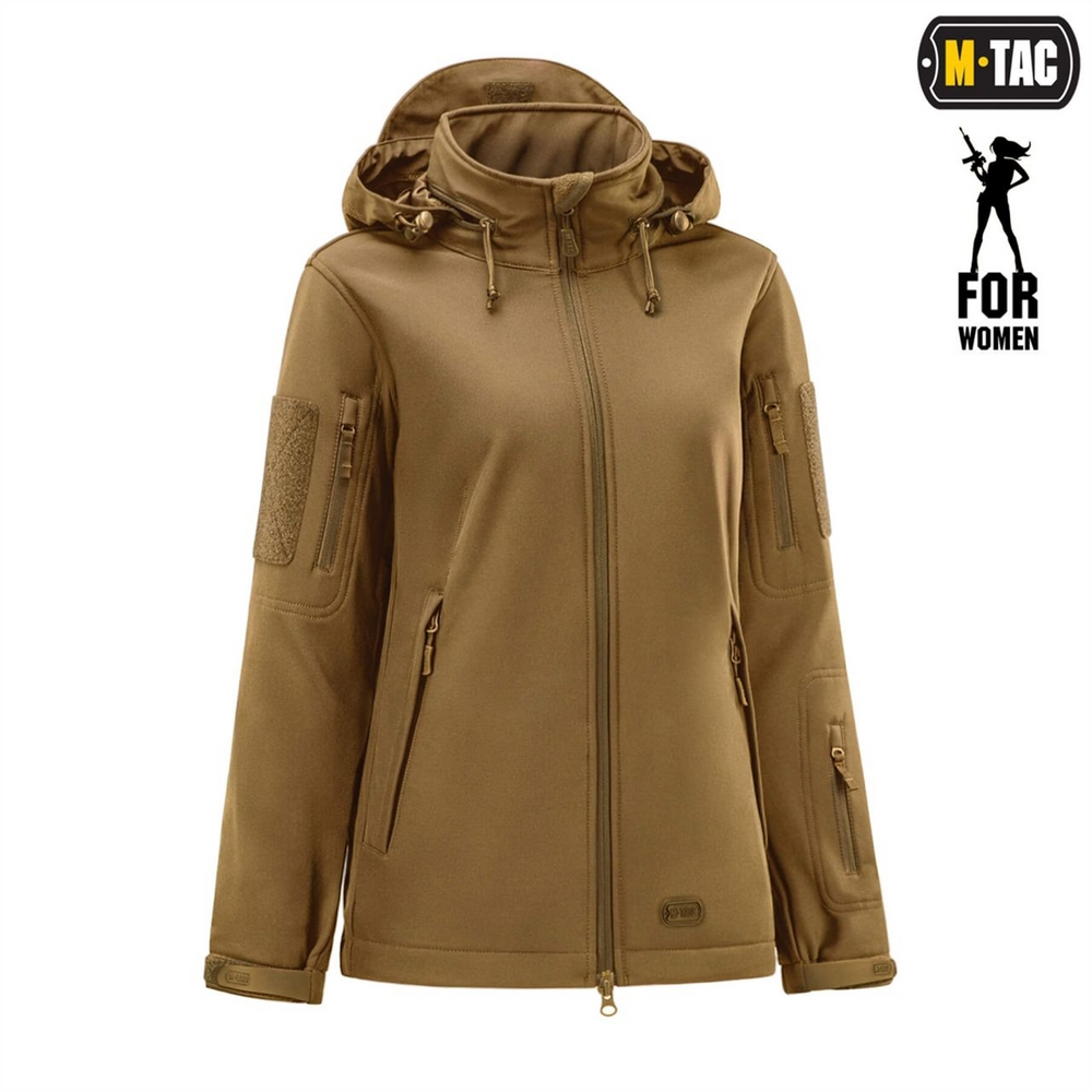 Куртка M-Tac Soft Shell Lady Коричнева (Coyote) (M) 229938 фото