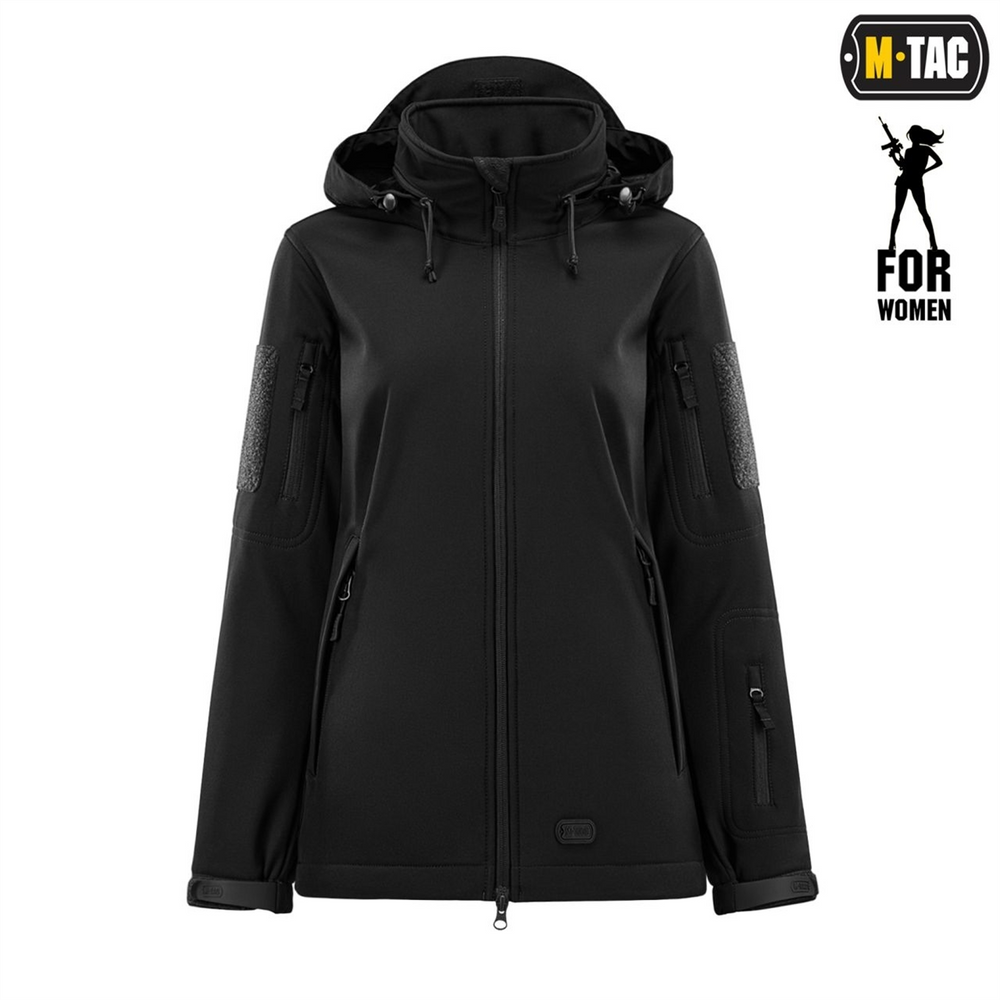 Куртка M-Tac Soft Shell Lady Чорна (Black) (S) 229933 фото