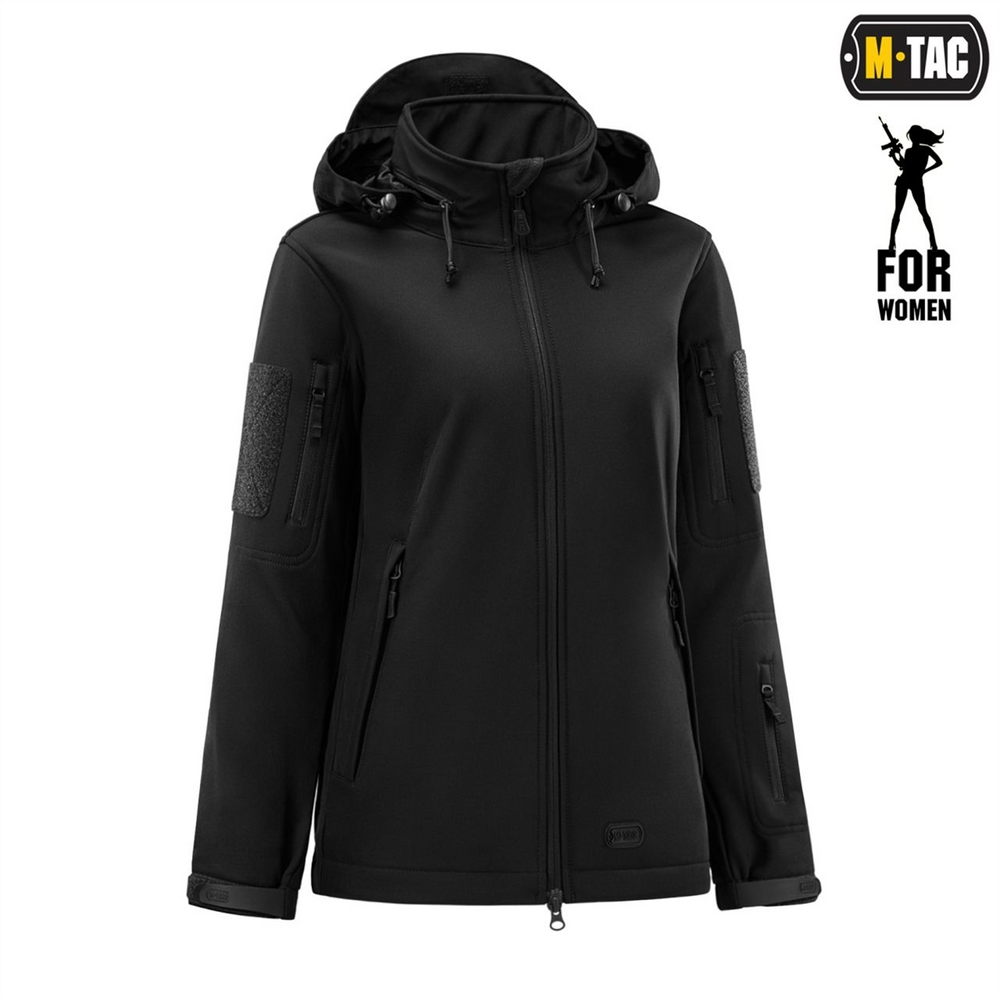 Куртка M-Tac Soft Shell Lady Чорна (Black) (S) 229933 фото