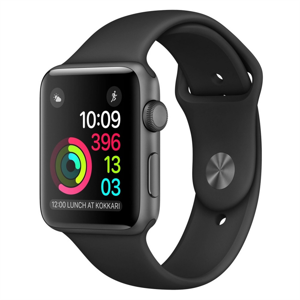 Смарт-годинник Apple Watch 3 38мм (MTF02) Чорний (Space Black) 195575 фото