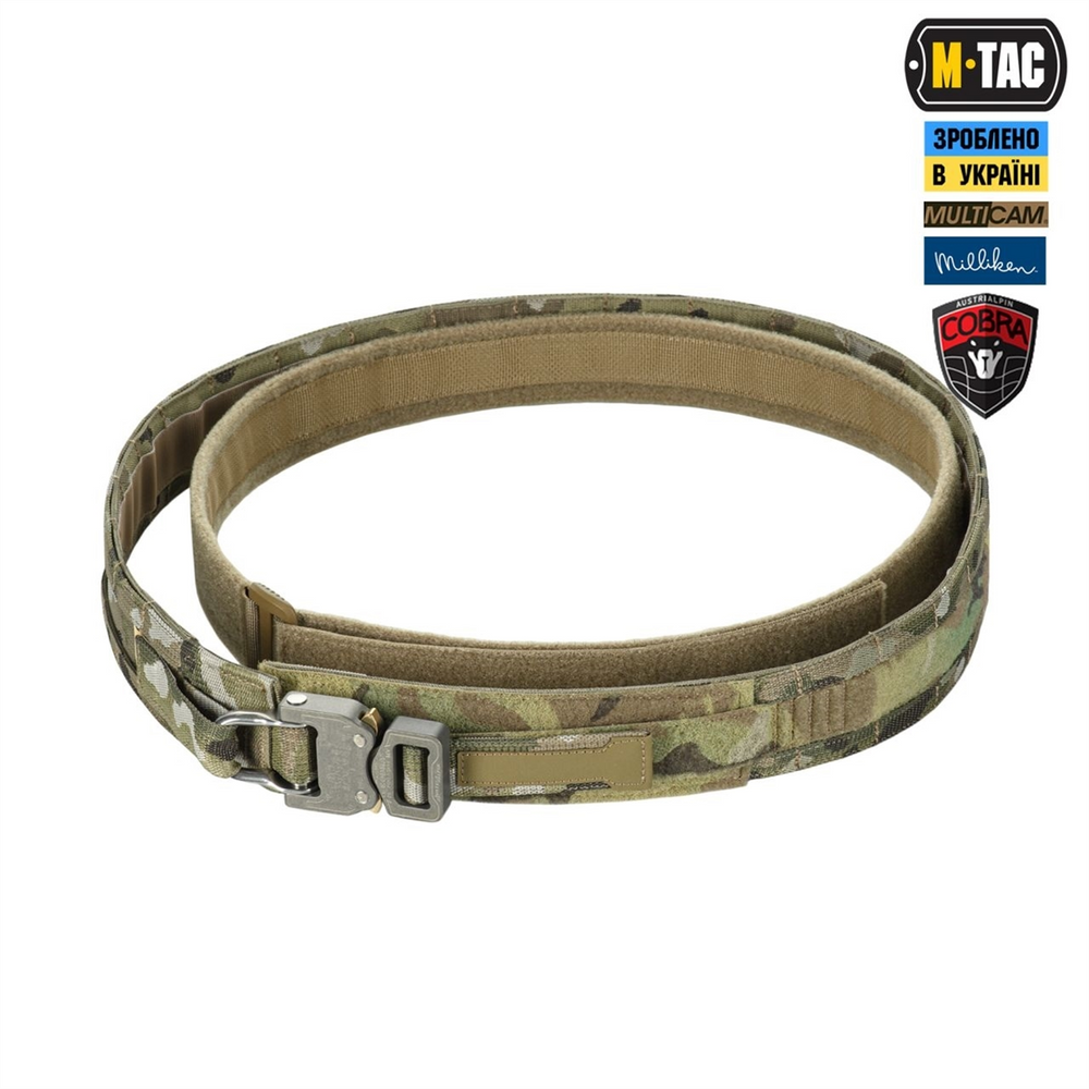 Ремінь M-Tac Range Belt D-Ring Cobra Buckle Gen.IV Зелений (Multicam) (XS/S) 225236 фото