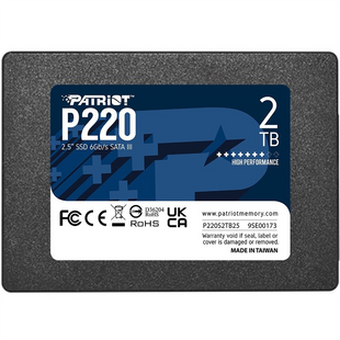 Накопичувач SSD 2TB Patriot P220 2.5" SATAIII TLC (P220S2TB25) 209595 фото