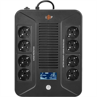 Джерело безперебійного живлення LogicPower LP-UL1000VA-8PS 173674 фото