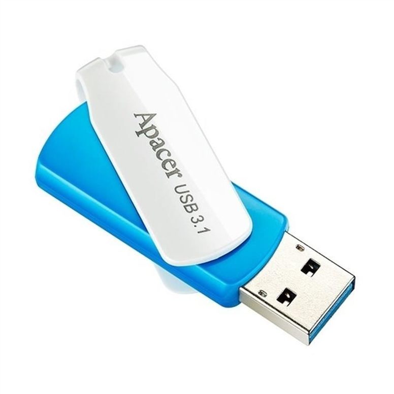 USB Флеш 32Gb Apacer AH357 (USB 3.1) Синя (Blue White) 145996 фото