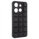 Чохол накладка для TECNO Spark GO 2023/POP 7 Quadrate Case Чорна (Black) 110924 фото 2