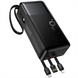 PowerBank 30000 mAh Hoco J156B Founder 22.5W+PD20W with four cable Чорний (Black) 215173 фото 4