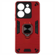 Чохол накладка для TECNO Spark 10 Pro Transformer Ring Червона (Red) 115831 фото 1