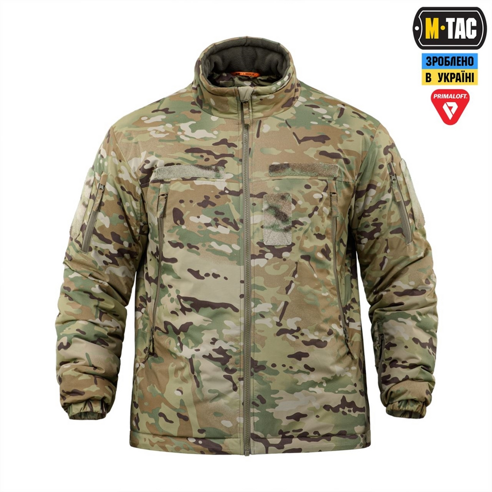 Куртка зимова M-Tac Alpha Combat Pro Primaloft Зелена (Multicam) (M/R) 230201 фото
