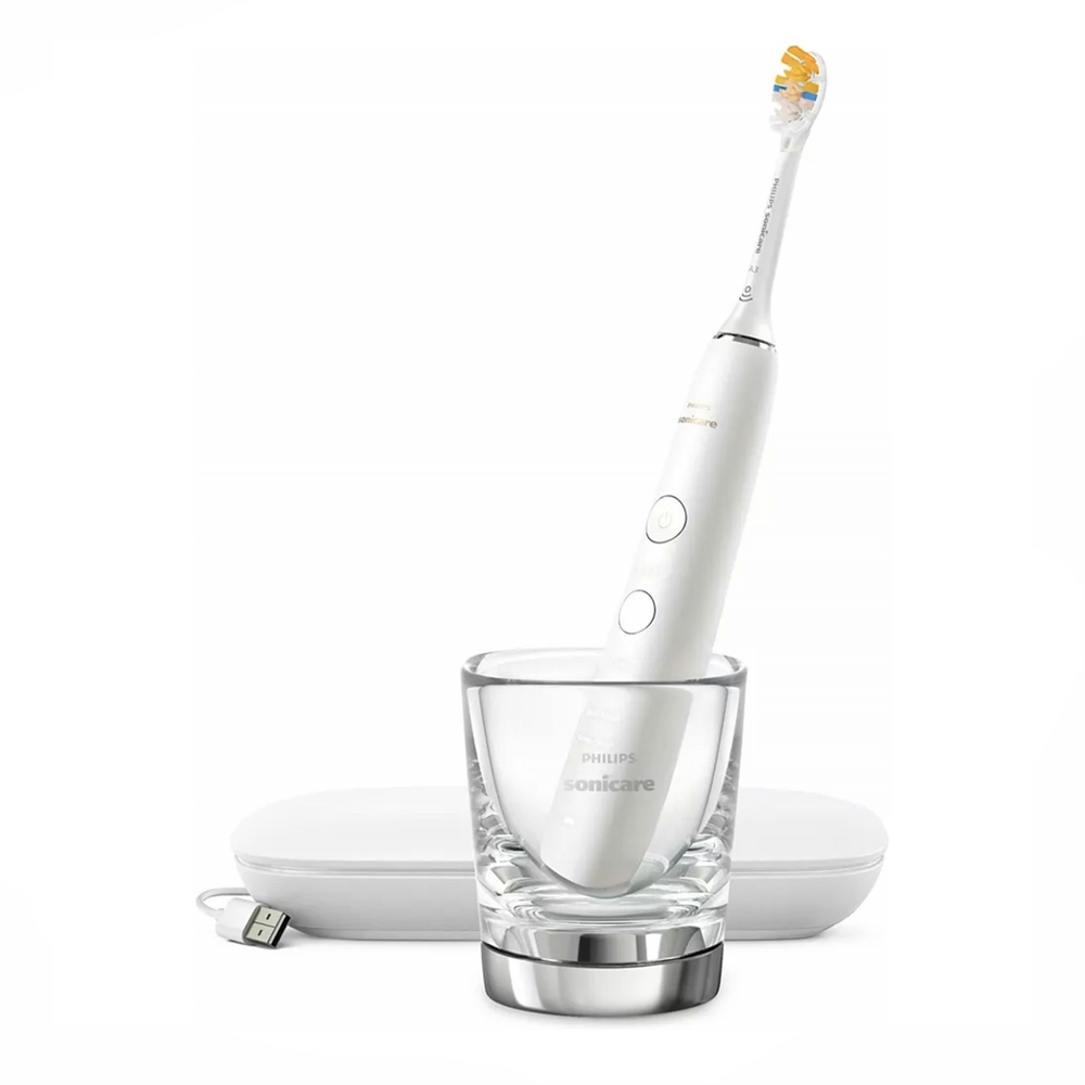 Електрична зубна щітка Philips HX9911/19 Sonicare Diamond Clean 9000 Біла (White) 186813 фото