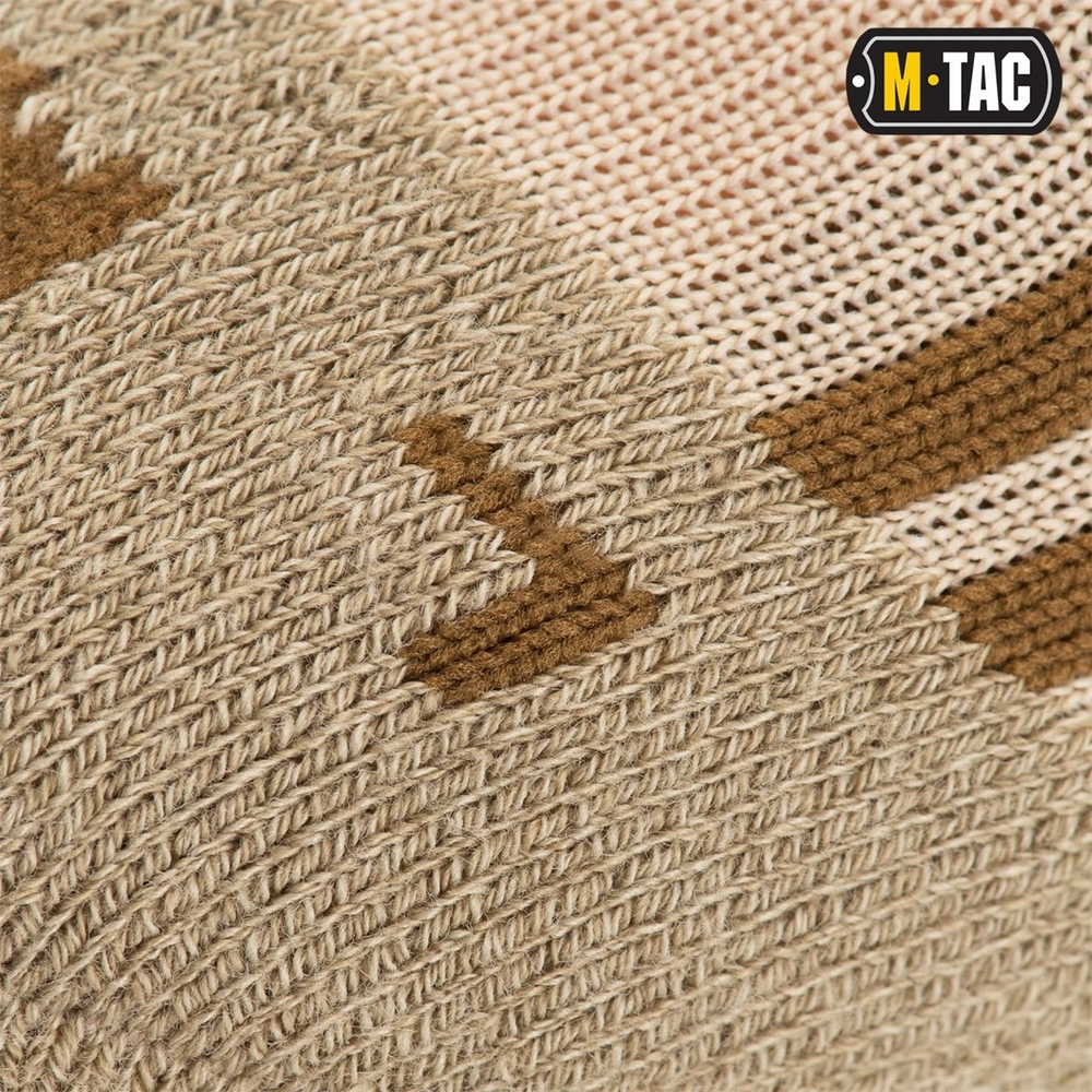 Шкарпетки M-Tac Coolmax 35% 43-46 Коричневі (Khaki) 219308 фото