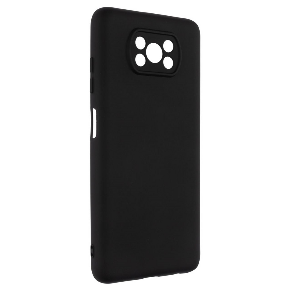 Чохол накладка для Xiaomi Poco X3 Soft Case Чорна (Black) 94770 фото