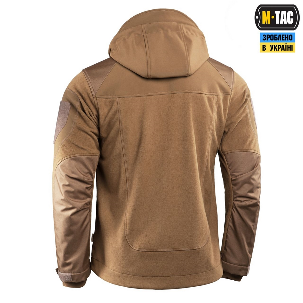 Куртка M-Tac Norman Windblock Fleece Коричнева (Coyote) (S) 225649 фото