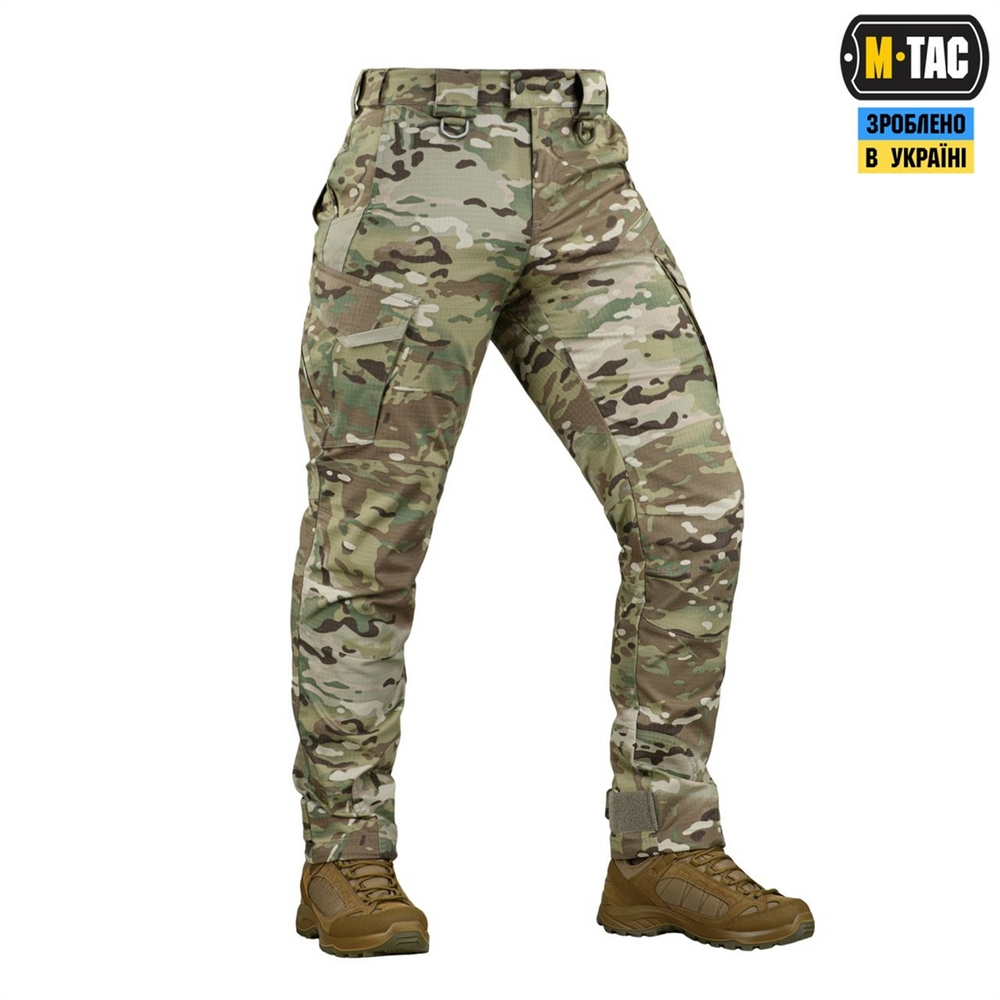 Штани M-Tac Aggressor Gen.II Flex Rip-Stop MC Зелені (Multicam) (3XL/L) 237224 фото