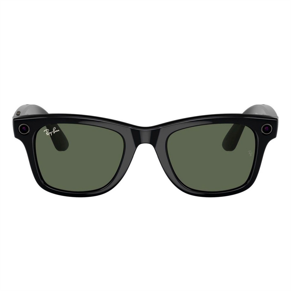 Окуляри Ray-Ban Meta Wayfarer Gen2 Large Shiny Black Frame / G-15 Green Lenses (RW4012 601/71 53-22) 202280 фото