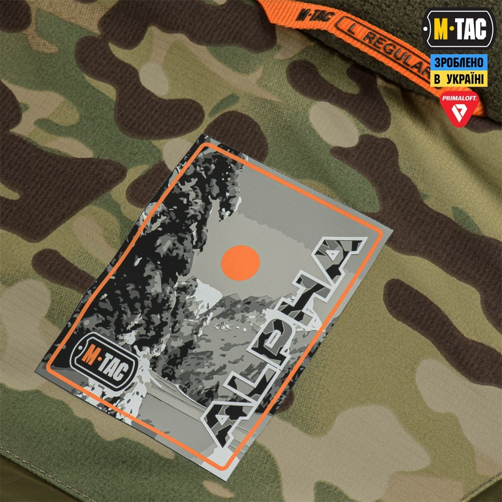 Куртка зимова M-Tac Alpha Combat Pro Primaloft Зелена (Multicam) (M/R) 230201 фото
