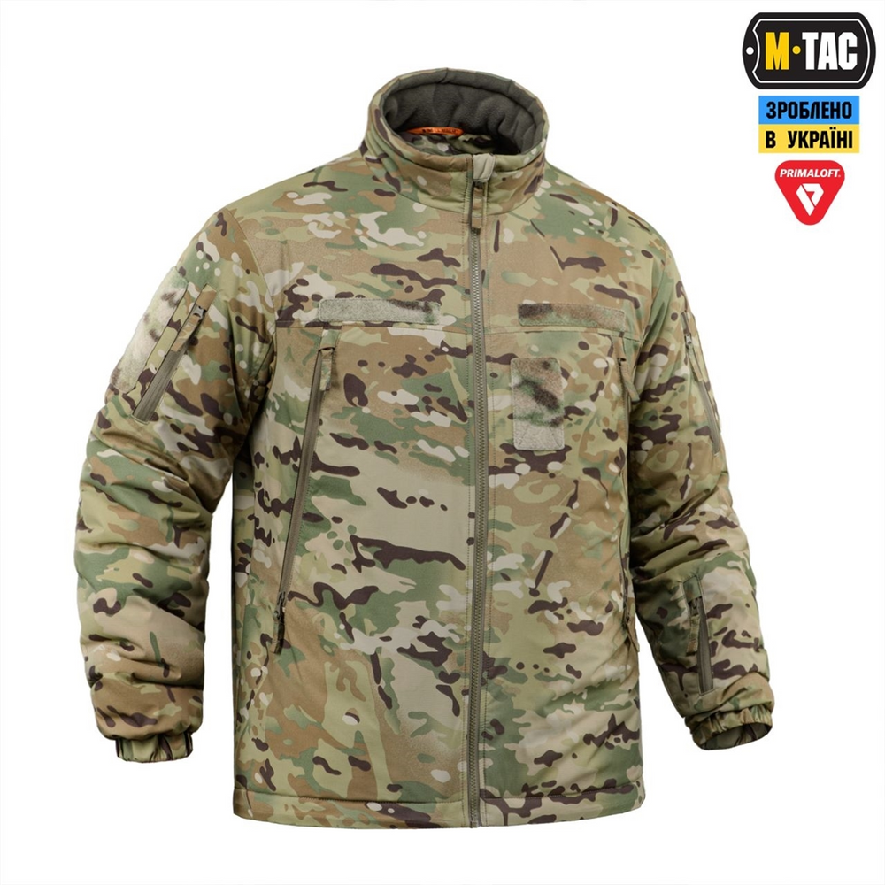 Куртка зимова M-Tac Alpha Combat Pro Primaloft Зелена (Multicam) (M/R) 230201 фото